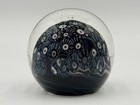 Nancy Freeman American Art Glass Paperweight Modern Millefiori Design — photo 10