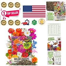 Colorful Wildflower Seed Mix - 2 Oz Package for Hummingbirds & Butterflies 159.92 per gallon