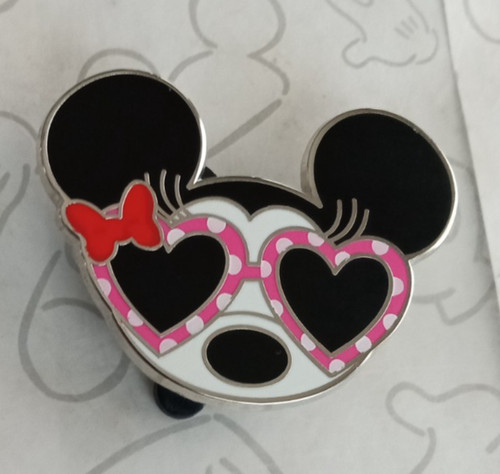 Minnie Mouse Heart Sunglasses Booster 2022 Disney Pin 147429