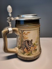 Bierkrug, Humpen, 0,5 Liter, Jagdmotiv, Zöller und Born, Vintage