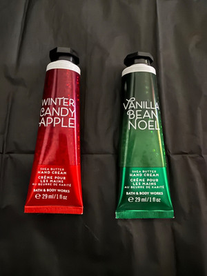Bath & Body Works Winter Candy Apple und Vanilla Bean Noel Handcreme