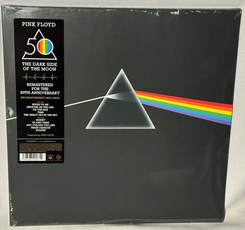 LP PINK FLOYD Dark Side of the Moon 50th Ann (180g Vinyl 2025) NEW MINT SEALED