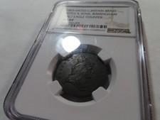B7 USA Colonial 1803 Brass Kettle & Sons Birmingham Half Eagle Counter NGC MS-62