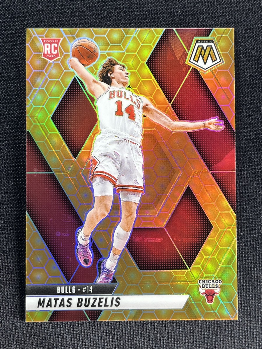 2024-25 Panini Mosaic Matas Buzelis #223 Honeycomb Prizm Rookie RC Case Hit SSP