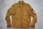 DIESEL MENS JACKET BROWN SHEEP SOFT LEATHER SHEEPSKIN AUTHENTIC SIZE XL