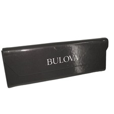 Bulova Gray Triangle Eyeglass Case
