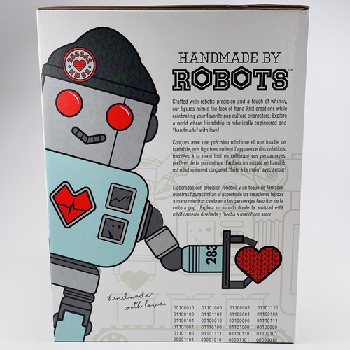 Ghost Face Handmade By Robots 12” 002 Collectible Vinyl Figure Knit Series New - Picture 7 of 14