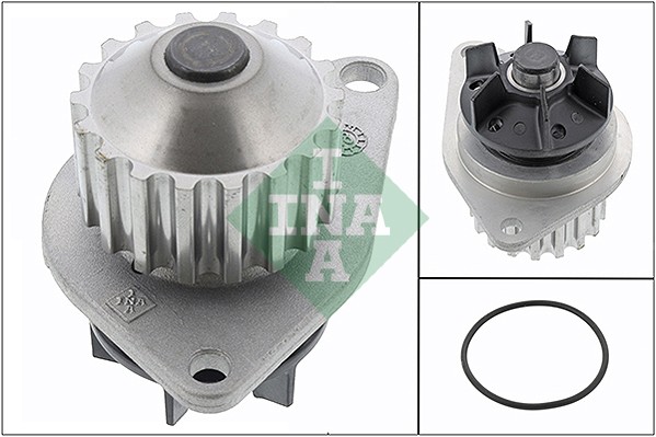 1X INA 538 0055 10 Wasserpumpe MotorküHlung FüR CitroëN Fiat Peugeot-image