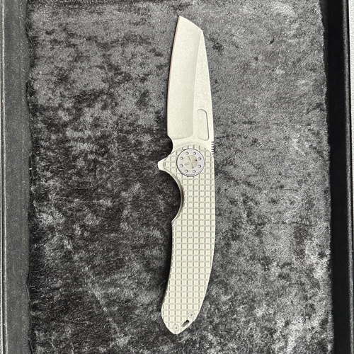 Curtiss Custom F3 Large Frame Lock Frag Titanium Knife 