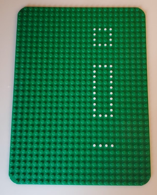 LEGO Baseplate 24 x 32 with Rounded Corners and Dots Print for sets 354 / 560-2