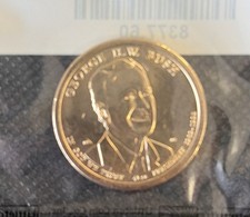 2020 P George H.W. Bush 41st Presidential Golden Dollars U.S. Mint(SC0126-134)