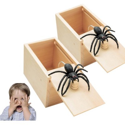 Spinne Box Prank, 2Pcs Spinne in der Box, SpinnenSchreckenKastenLustigWitzlus...