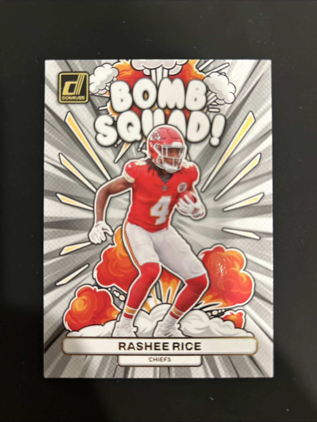 2023 Donruss Rashee Rice Bomb Squad Rookie RC #BS-16 Chiefs