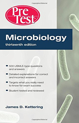 Microbiology PreTest Self-Assessment and Review 13th Edition - Kettering, James