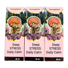 3 Pack - Me Vale Madre - 60ml Drops- Stress/Insomnia Relief- Natural Extract 