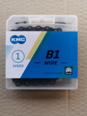 KMC B1 Wide Kette 1/2*1/8'' 1-fach, 112 Glieder, schwarz, OVP
