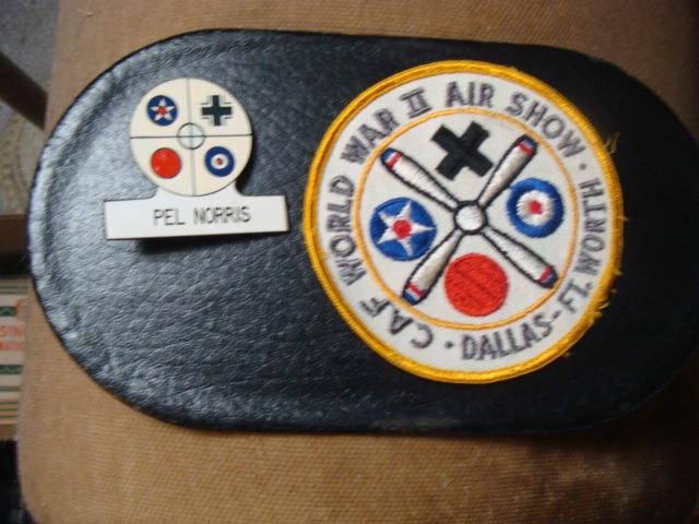 Confederate Air Force 1970's patch and ID pin