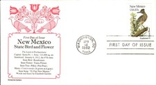 #1983 New Mexico Birds - Flowers Aristocrat FDC (05919821983001)