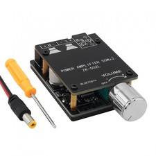 50W 50W BT 5.0 Mini Bluetooth Amplifier Board, ZK-502L 2 Channel DC 5V-24V Au...