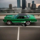 Hot Wheels Redline Custom Eldorado 1968 Green Champagne Int. Hong Kong -Good