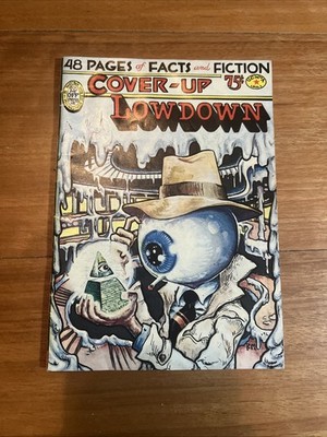 COVER-UP LOWDOWN #1 1977 - JAY KINNEY PAUL MAVRIDES HARRY S. ROBBINS UNDERGROUND