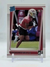 2021 Panini Donruss Elijah Mitchell #312 Rated Rookie San Francisco 49ers