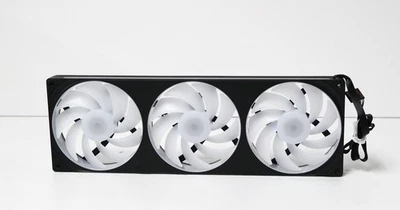 NZXT F360 RGB Core 360mm Single-Frame Fan Unit Black RF-U36HF-B1 - Image 1 of 4