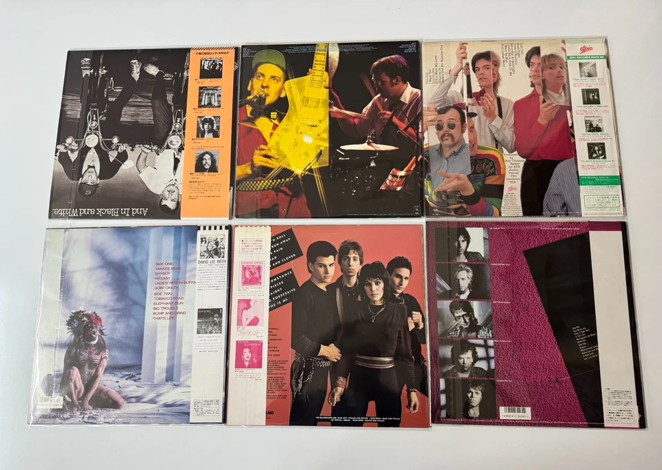 Van Halen, Cheap Trick, Joan Jett, David Lee Roth...【12 x Japanese LP Lot w/Obi】 - Image 4 of 4
