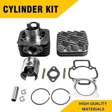 70cc Engine Cylinder Head Piston Gasket Kit For Piaggio Zip 50 Fast Rider RST