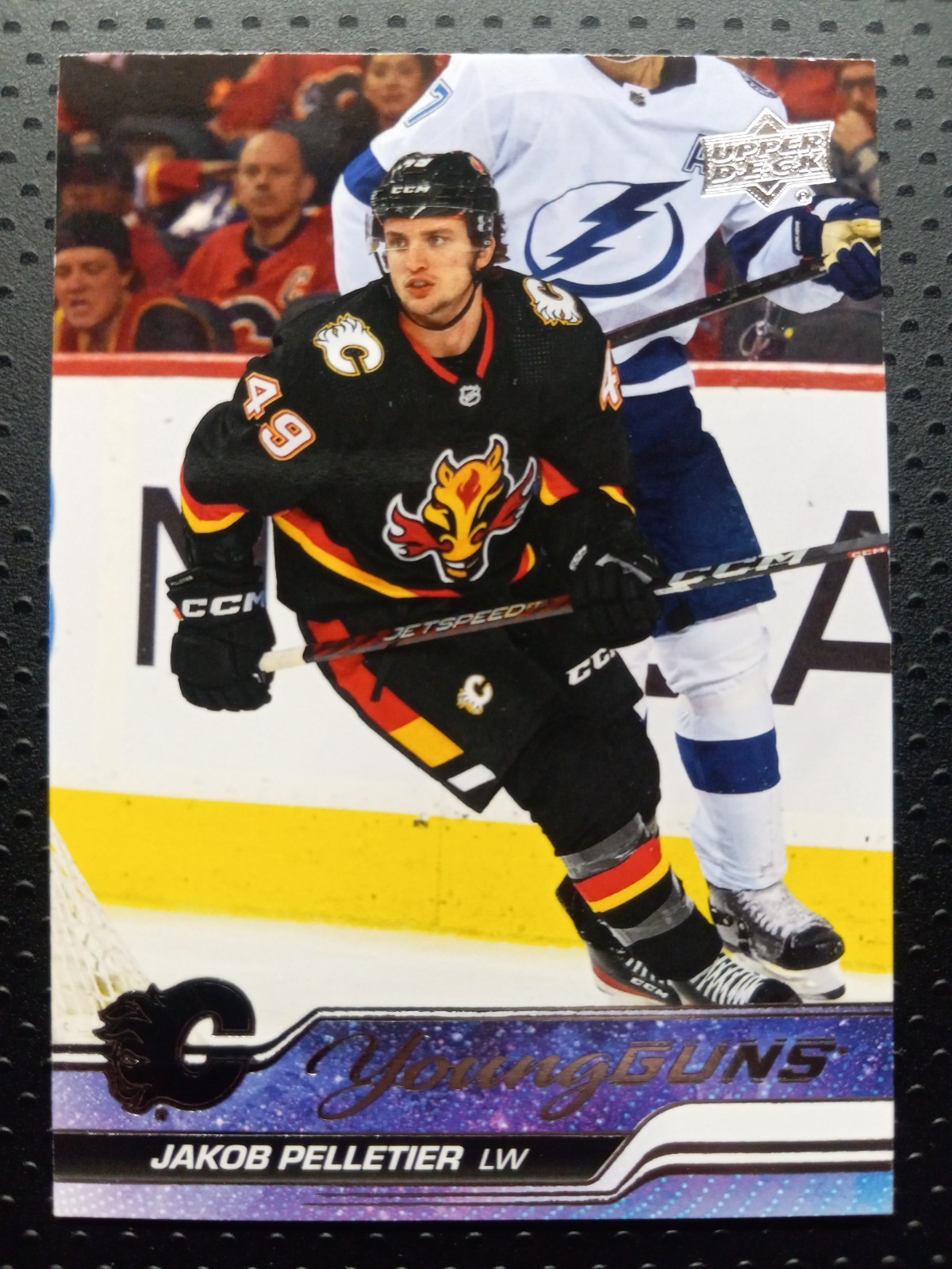 2023-24 Upper Deck Series 1 Young Guns #208 Jakob Pelletier Rookie Card