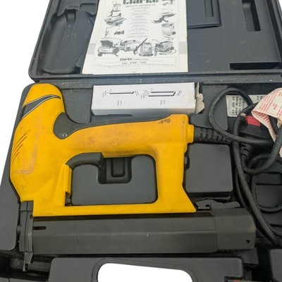 Clarke CESN120 Elektrischer 18 Gauge Tacker Nagelpistole Nagler Tacker 240V Koffer