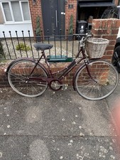 Raleigh Sherwood Women's Bike Cherry Red With Basket