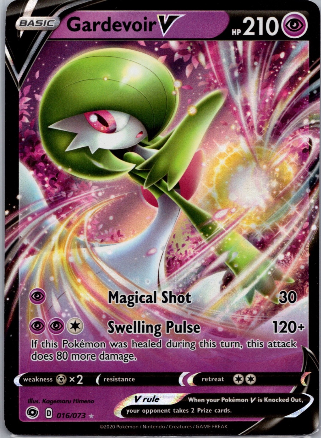 Gardevoir V Ultra Rare Champion's Path 16/73 NM