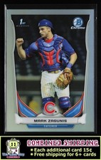 2014 Bowman Draft Chrome Refractors #CDP92 Mark Zagunis Chicago Cubs