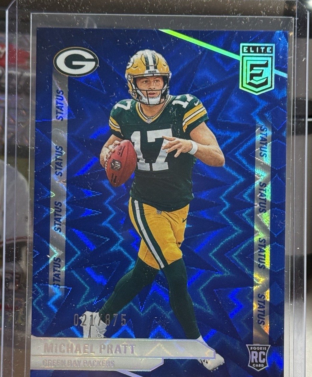 2024 Panini Donruss Elite - Rookies Michael Pratt #135 Status Explosion /875 (RC