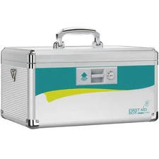 Glosen Medicine Lock Box,locking medicine box, Security Lock Boxes【Large