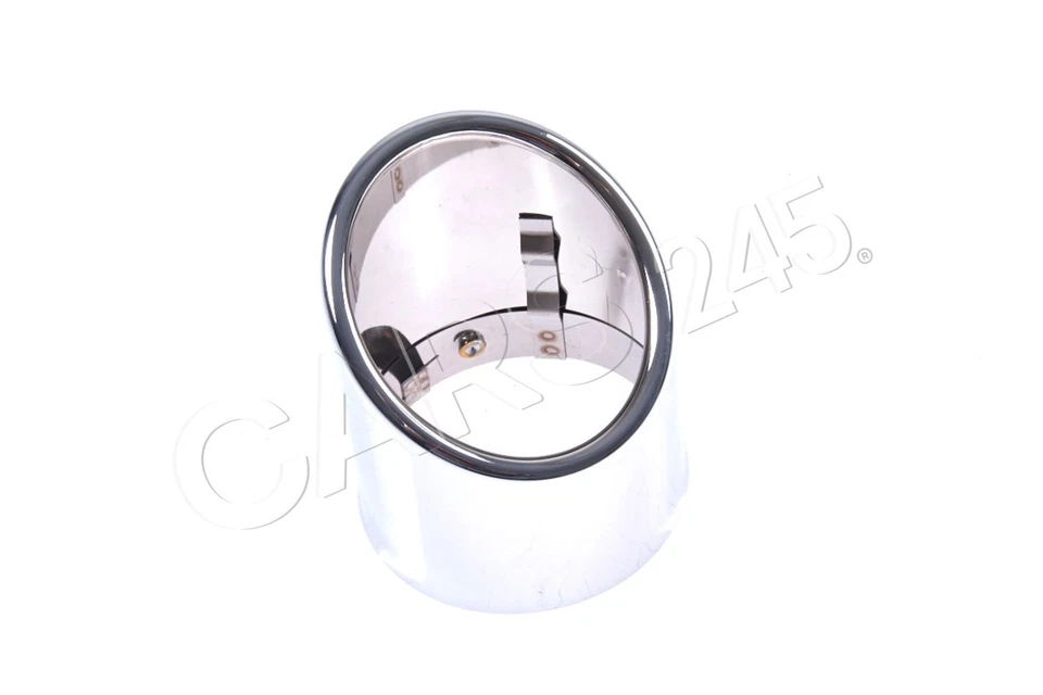 Tubo de escape cromado derecho original BMW E46 descapotable cupé sedán OEM 18107501092 Foto 3 de 4