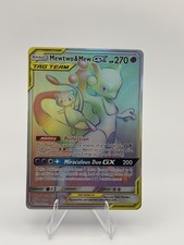 Mewtwo & Mew GX 242/236 Rare Rainbow Unified Minds Pokemon MINT on eBay