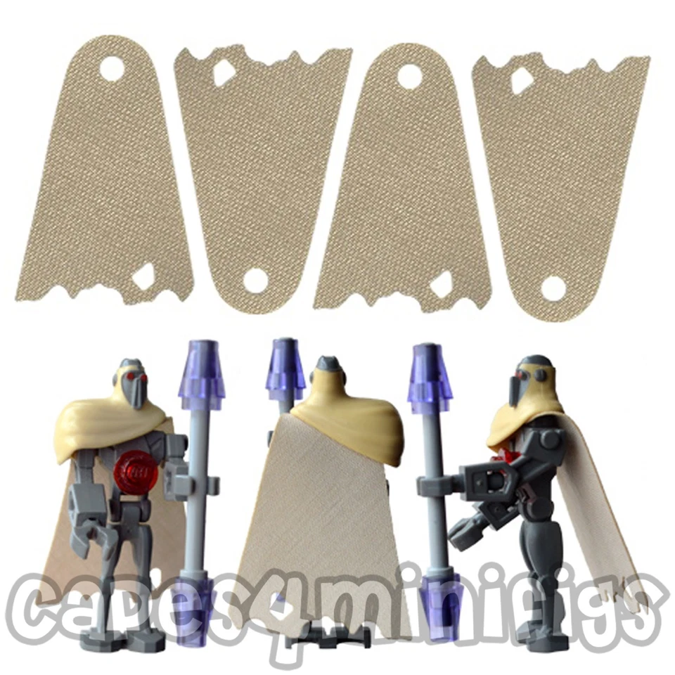 CAPES4MINIFIGS 4 CUSTOM Capes for your Lego Magna Guard Minifigures (61194). Capes Only