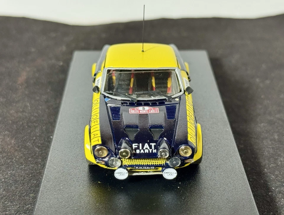 FIAT 124 ABARTH 16v #5 R.CAMBIAGHI-B.SCABINI RALLYE MONTECARLO 1976 Kit R43 1:43 - Immagine 3 di 4