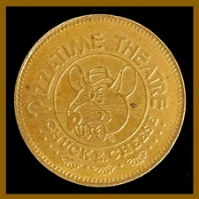 1978 Chuck E. Cheese Token Second Year VF