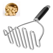 Best Potato Masher Large Heavy Duty Stainless Steel Mashed Masher Kitchen Tool