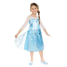 Disney Frozen Elsa Dress ICY 4-6X Magic Musical Dress Lights Up Plays Let It Go
