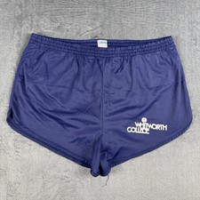 Vintage 80s Champion Nylon Running Shorts USA Made Track Gym Unisex Large 36-38