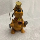 1940's Marx Mechanical Wind Up Tin Disney Pluto the Drum Major Toy