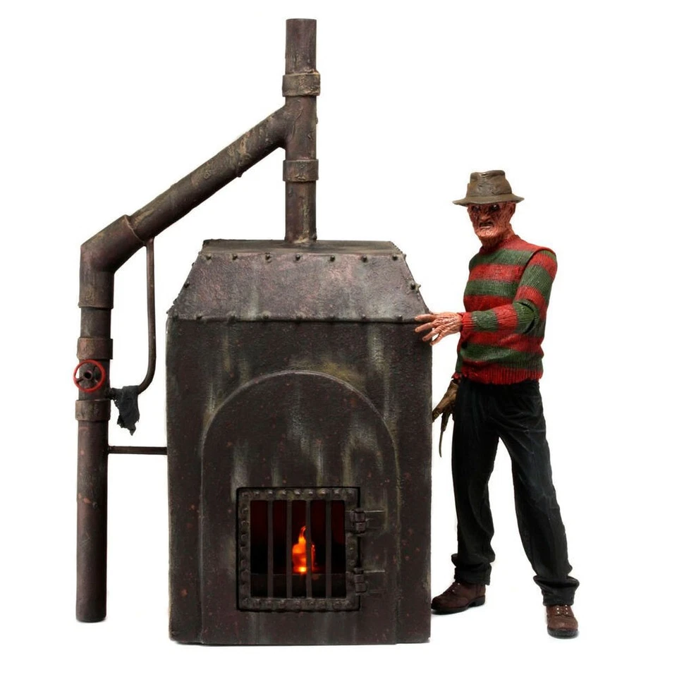 NECA Freddy’s Furnace Diorama 23 cm LED Nightmare on Elm Street Horno - Imagen 3 de 4