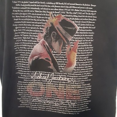 Michael Jackson One The King Of Pop Adult Mens M Black Sleevless T Shirt Band