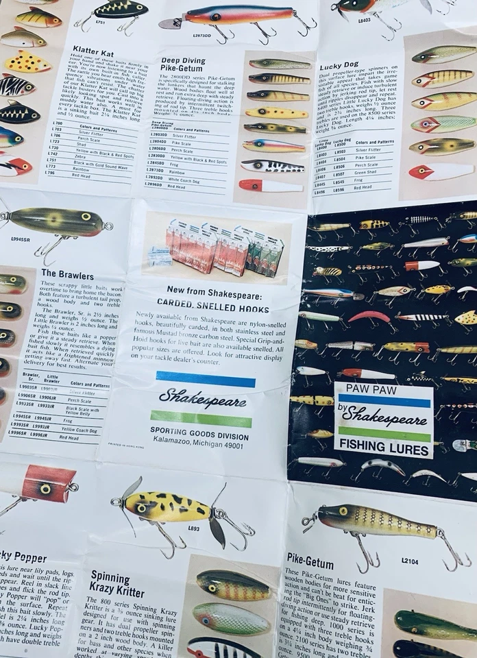 VINTAGE SHAKESPEARE HOLZ-WOBBLER NEU & ORIGINAL BOX no DAM Daiwa Blinker Spinner - Bild 4 von 4