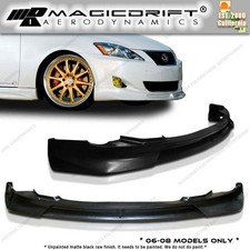 For 06-08 Lexus Is250 Is350 Vip Jp Style Front Bumper Lip Spoiler Chin Splitter