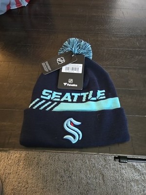 Fanatics Deep Sea Blue Seattle Kraken Authentic Pro Locker Room Cuffed